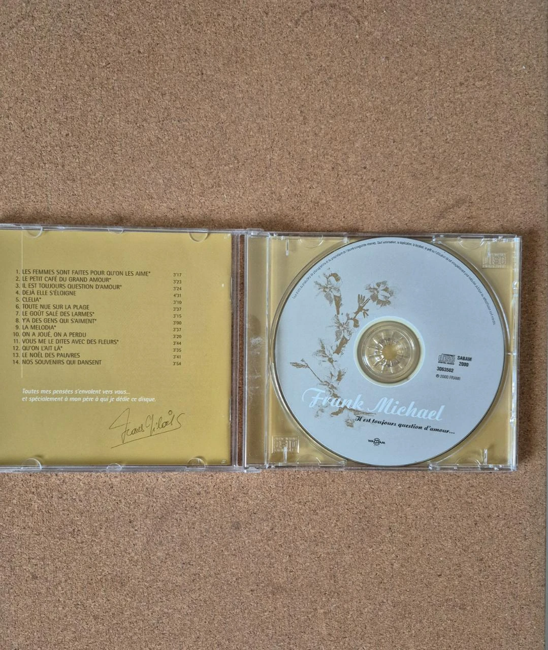 CD van Franck Michael "Het gaat altijd om liefde" – photo 3